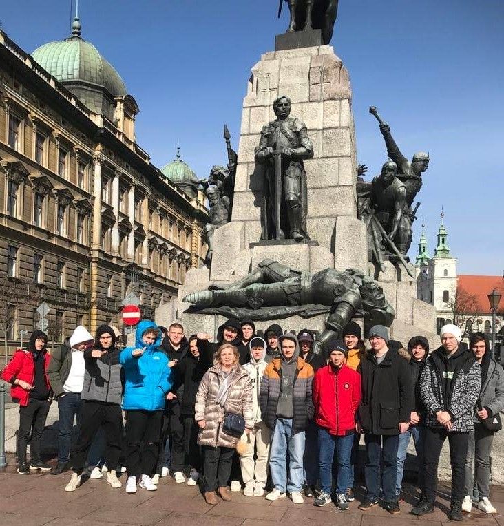 Wycieczka do Krakowa uczniów klas 4as i 1a