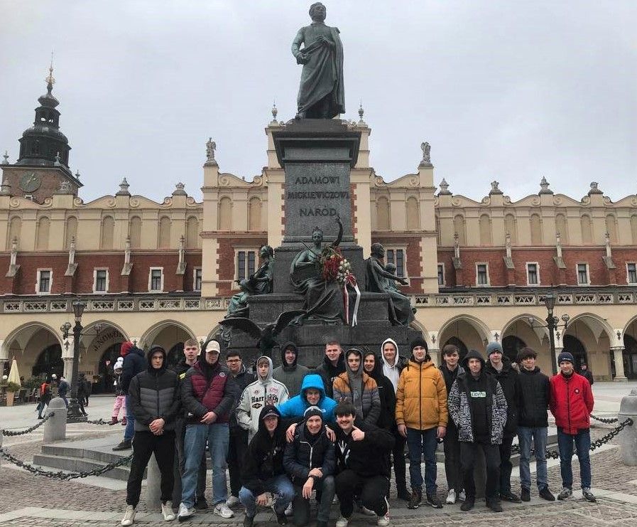 Wycieczka do Krakowa uczniów klas 4as i 1a